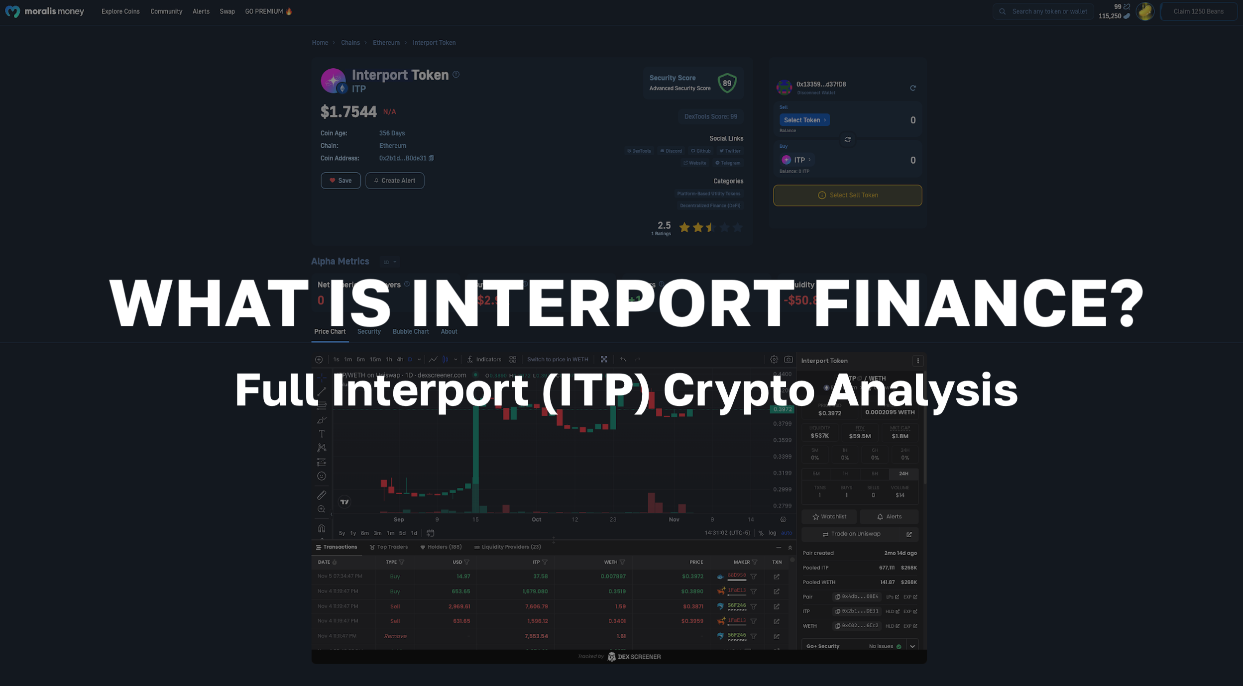What is Interport Finance? Full Interport (ITP) Crypto Analysis