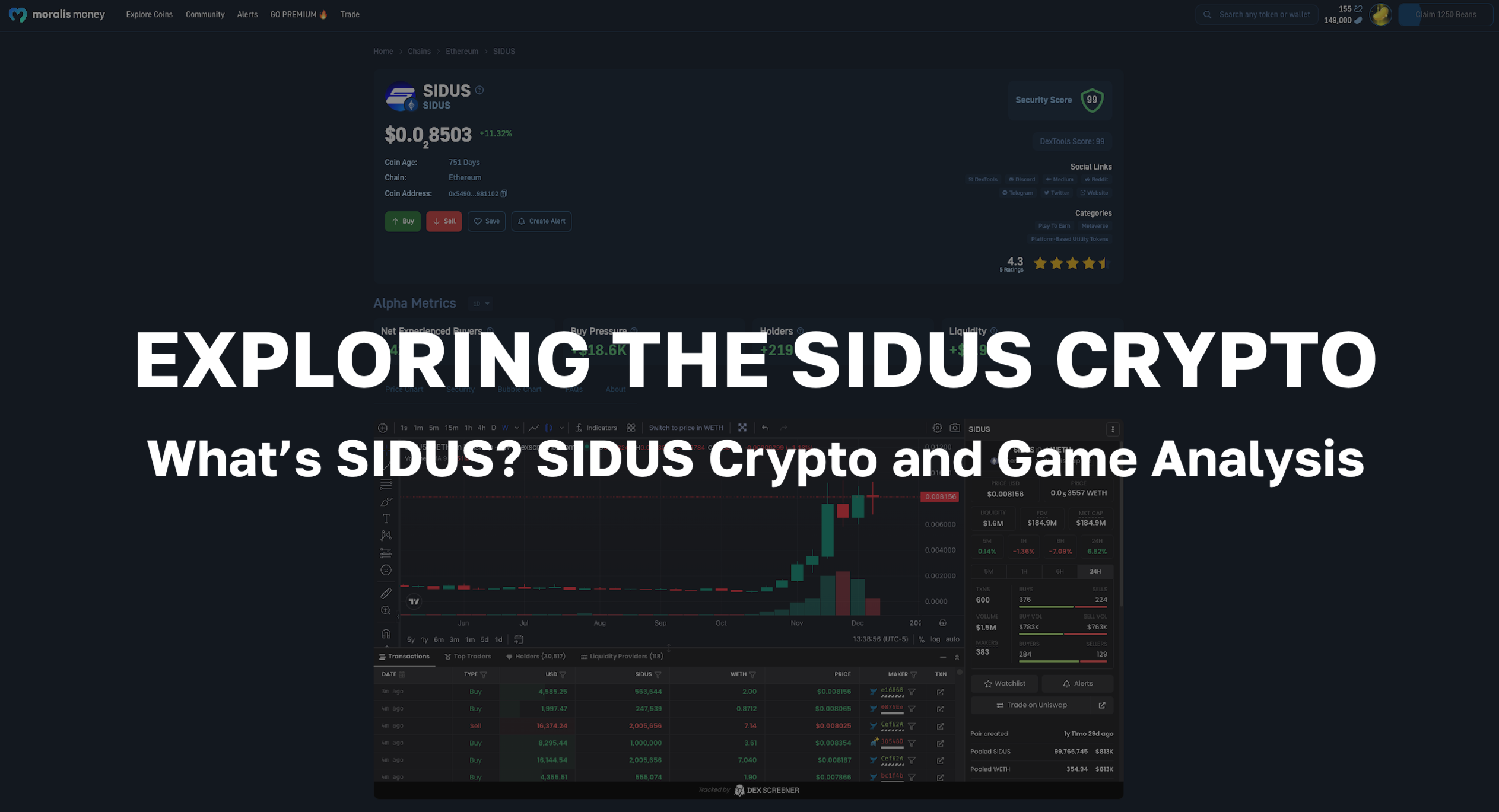 What is SIDUS? Exploring the SIDUS Crypto Game and Token